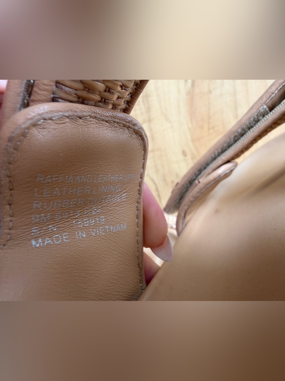 Tory Burch- Kira Sport Sandal - Tan Woven Platform- worn once - Picture 8 of 10